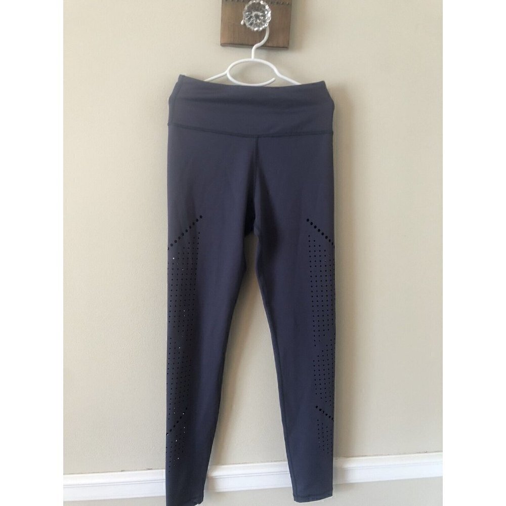 Senita Athletics Womens Size XS Blue Leggings Laser Cut
